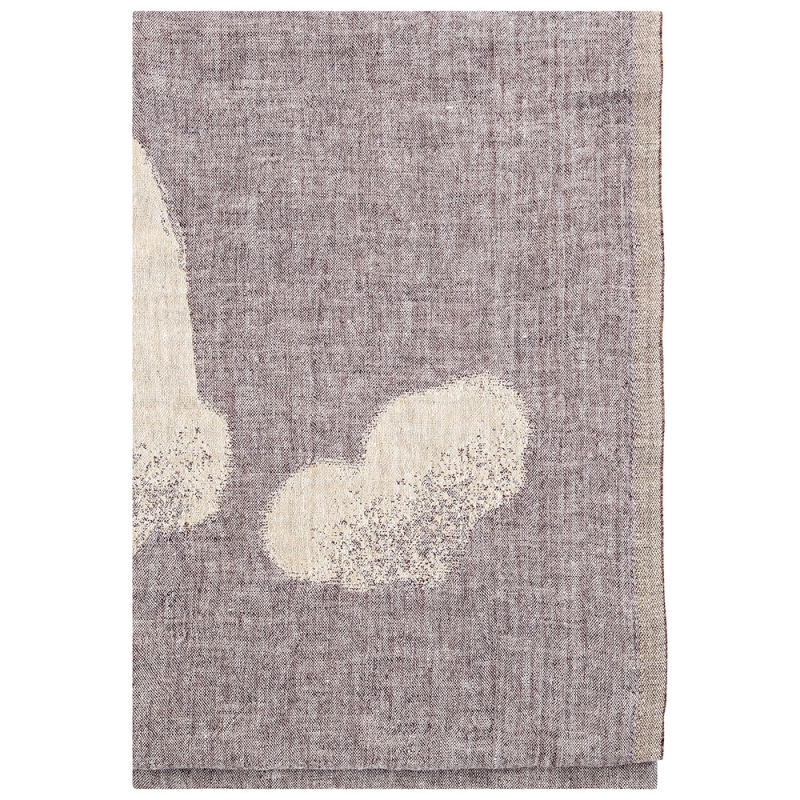 Linen towel Hietsu, brown gold