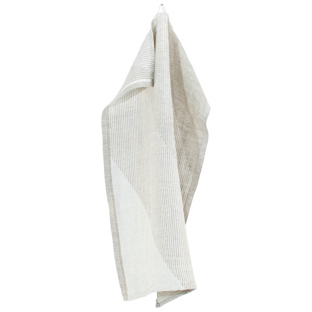 Linen tea towel Riine 48x70, linen-white