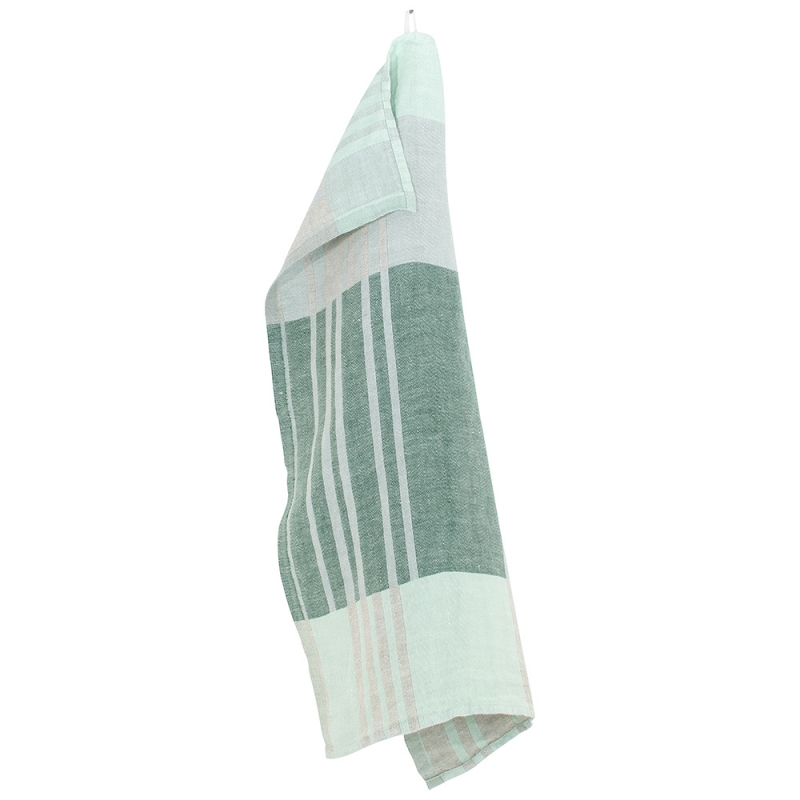 Linen tea towel Toffee 48x70, mint green