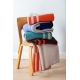 Wool blanket Toffee 130x180, mint green