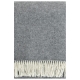 Wool blanket Arvo 130x180, gray / Finnsheep