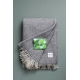 Wool blanket Arvo 130x180, gray / Finnsheep