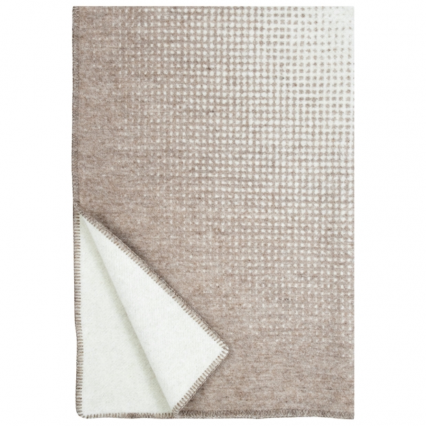Wool blanket Juhannus 100x150, beige / Finnsheep