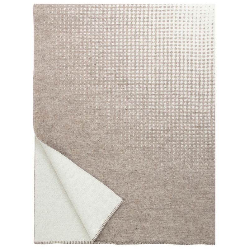 Wool blanket Juhannus 150x200, beige / Finnsheep