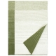 Wool blanket Kaamos 150x200, olive / Finnsheep