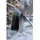 Wool blanket Kaamos 100x150, black / Finnsheep