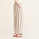 Merihaka linen trousers, white-brown-blue