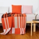 Woolen pillowcase Tupla 45x45, orange