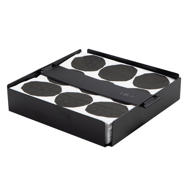 Napkin holder, large / black