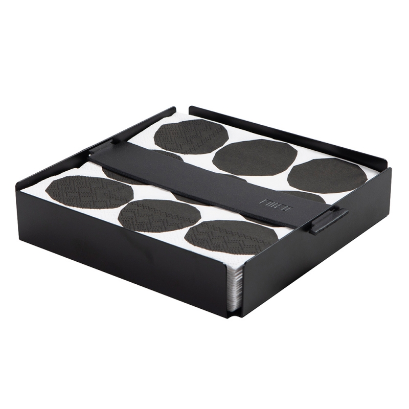 Napkin holder, large / black