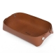 Rove genuine leather storage tray, brown
