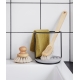 Kitchen utensil and brush stand, grey concrete