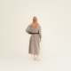Kivi bathrobe, dark grey