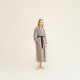 Kivi bathrobe, dark grey