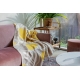 Merino blanket Kuutamo 130x180, beige-yellow