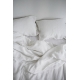 Ľanové obliečky Ilta 230x220, biele