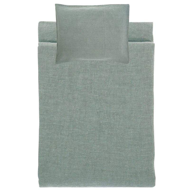 Linen bedding Ilta 150x210, dim grey