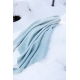 Wool blanket Juhannus 100x150, naturally dyed blue / Finnsheep