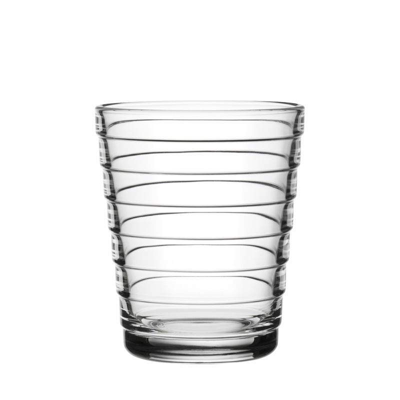 Aino Aalto glasses 0.22l, 4pcs, clear