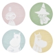 Moomin coaster set, 4 pcs.