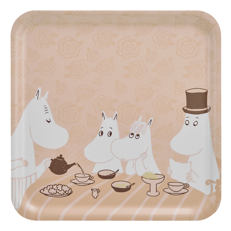 Moomin Coffee time tray 33x33cm