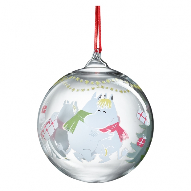 Vianočná ozdoba Moomin Happy holidays 9cm