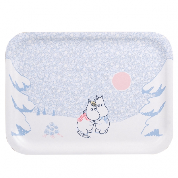 Tray Moomin Let it snow 27x20cm
