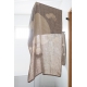 Linen towel Hietsu, brown gold