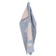 Linen towel Hietsu, cinnamon blue
