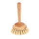 Dishwashing brush, birch/fiber blend