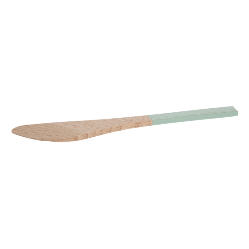 Butter knife, beech / frosty green