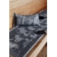 Eläinten sauna mat 46x150, dark gray