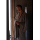 Kivi bathrobe, dark grey
