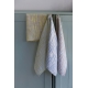 Linen dishcloth / napkin Osmankäami 46x46, linen-blue rain