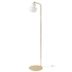 Multi floor lamp, white / brass
