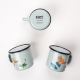 Mug Pippi The Strongest Girl in the World 0.37l, enamel / blue