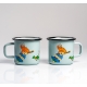 Mug Pippi The Strongest Girl in the World 0.37l, enamel / blue