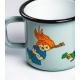 Mug Pippi The Strongest Girl in the World 0.37l, enamel / blue