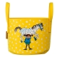 Pippi and the horse storage basket 17l, yellow