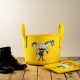 Pippi and the horse storage basket 17l, yellow