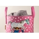 Pippi and the horse storage basket 30l, pink