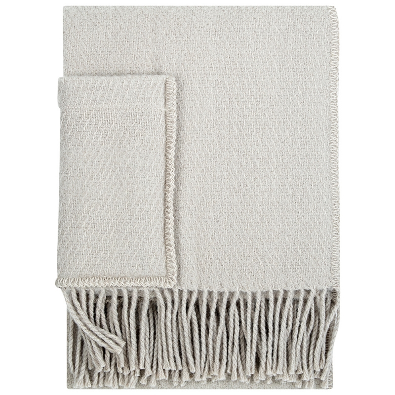 Scarf Uni, with pockets / light beige