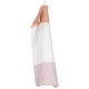 Terva towel, white-orange-pink