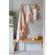 Terva towel, white-orange-pink