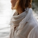 Hali linen scarf, natural linen