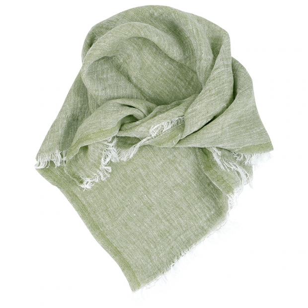 Hali linen scarf, olive