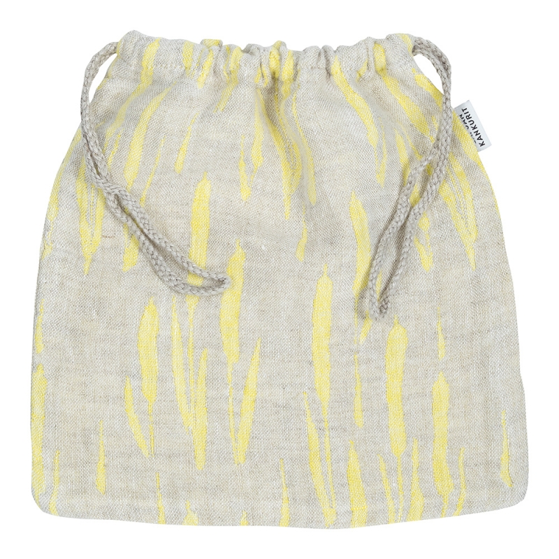 Linen bag Osmankäami 20x25, linen-yellow