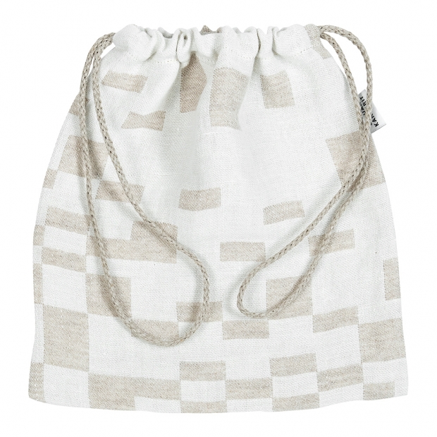 Linen bag Koodi 20x25, linen-white
