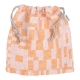 Linen bag Koodi 20x25, orange-pink