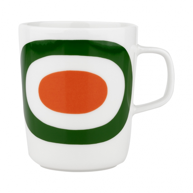Oiva Melooni mug 0.25l, green-orange